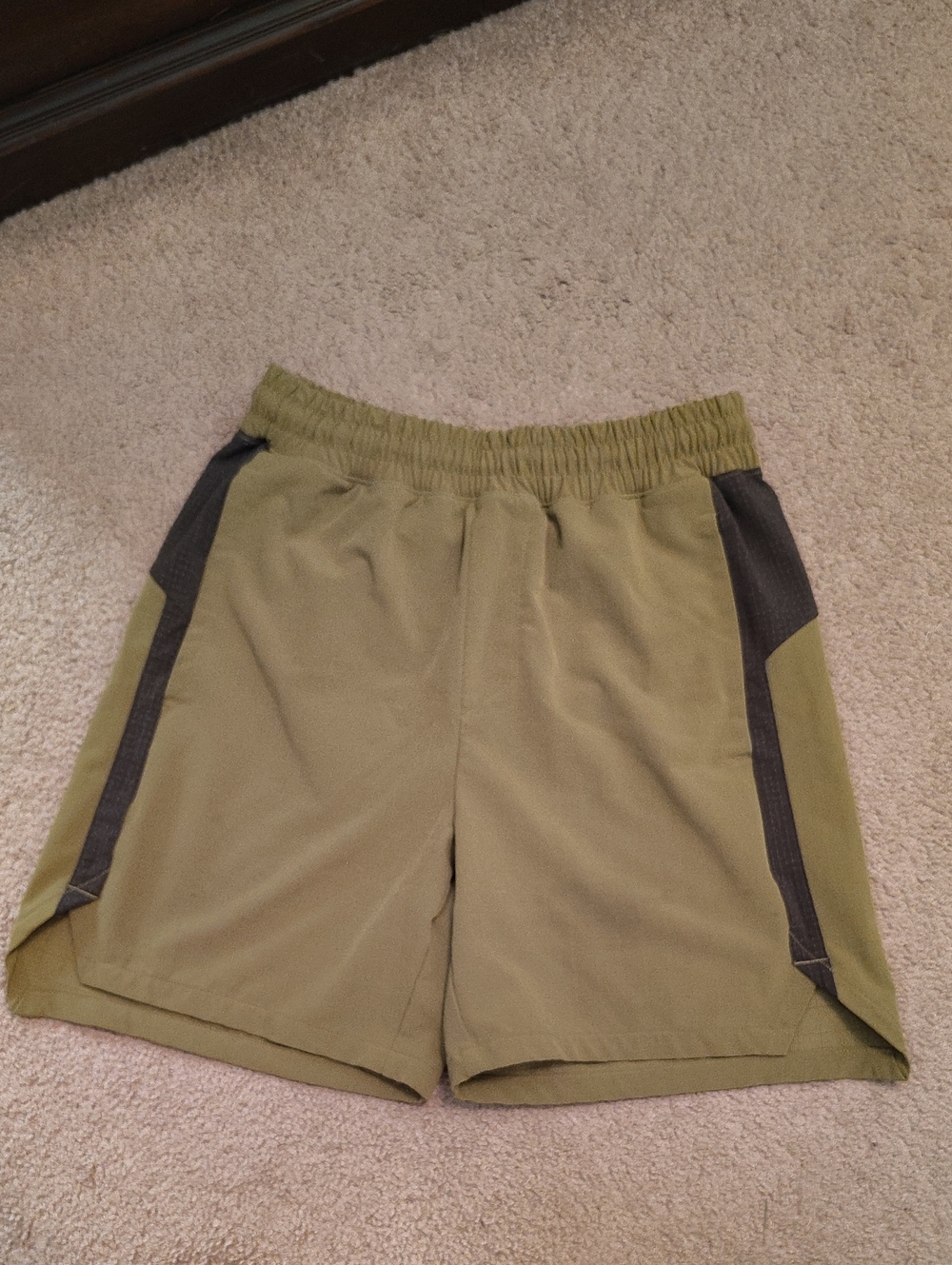 all in motion Olive and Dark Gray Athletic Shorts